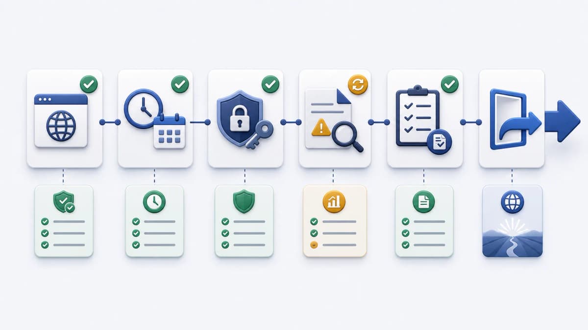 Endpoint-readiness path with endpoint, schedule, authentication, failure visibility, pricing source, and official product path gates.